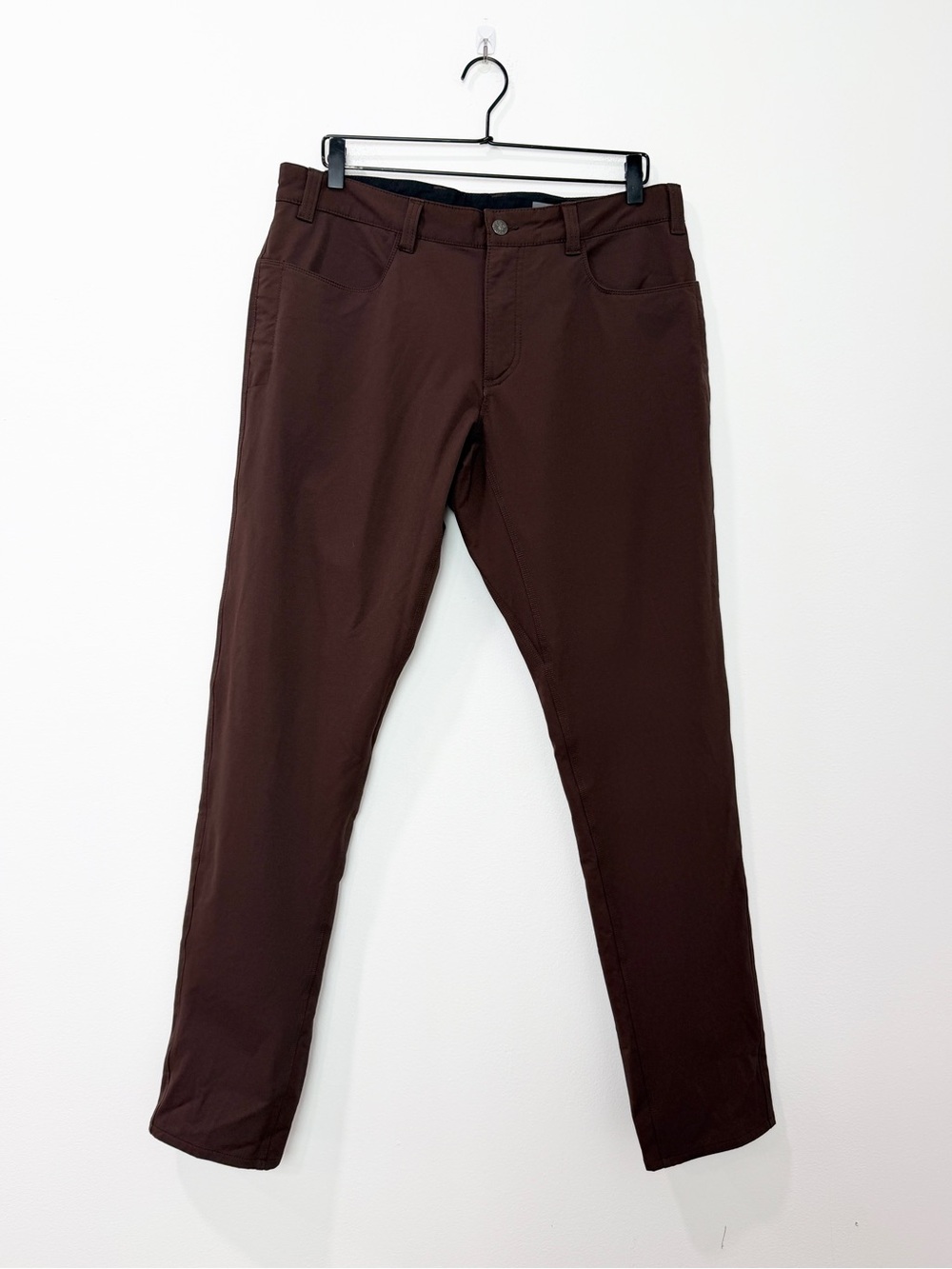Swrve Regular Trim Fit Trousers Mens Water Resistant 4-Way Stretch Pants 34